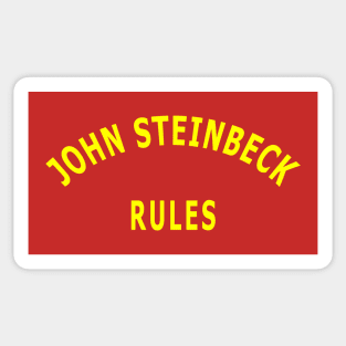 John Steinbeck Rules Sticker